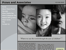 Tablet Screenshot of dianeprovo.com